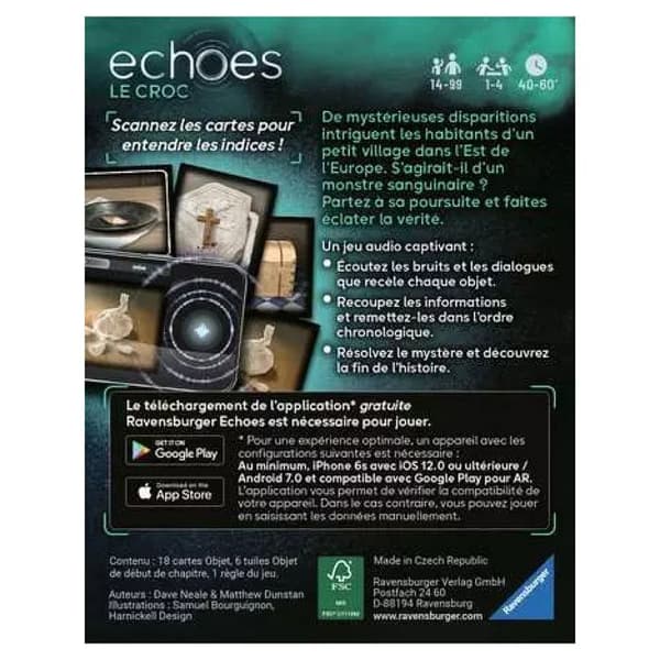 Ravensburger Echoes Le Croc flyktspel