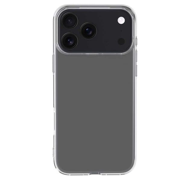 Silisoft-skal - iPhone 17 Pro - Transparent