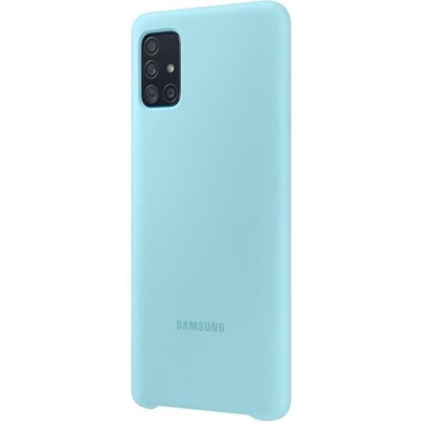 Siliconfodral Samsung A51 Blå