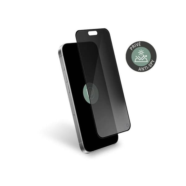 Forceglass 2.5D Privé skärmskydd för iPhone 16 Pro Max Transparent