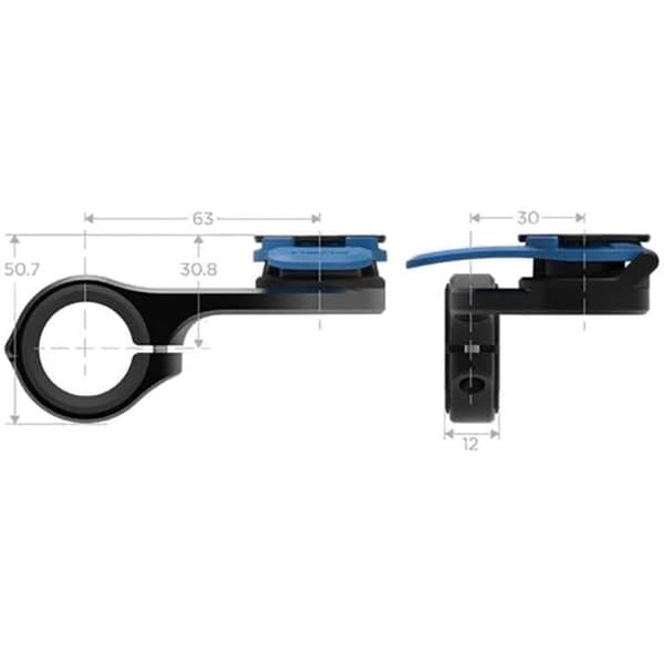 Cykelstöd fram Quad Lock Pro QLM-OFM-PRO-2 - Svart