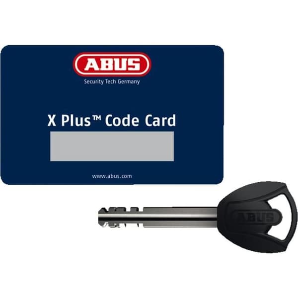 Fällbart lås med nyckel - ABUS - Abus Bordo - 120 cm - Svart - Monteringsfäste