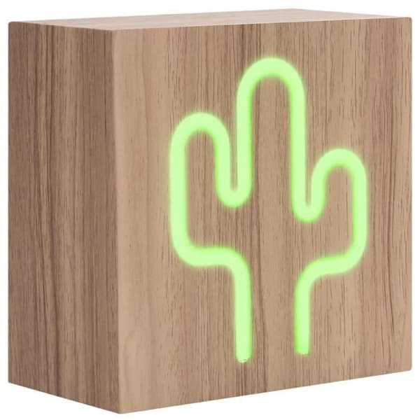 Bluetooth-högtalare - BIGBEN INTERACTIVE - Neon Cactus - Storlek S - 9W - Bluetooth 4.1