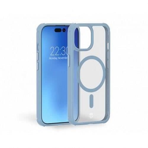 Förstärkt skal - FORCE CASE - iPhone 15 Plus - MagSafe - Blå - 50% återvunnet
