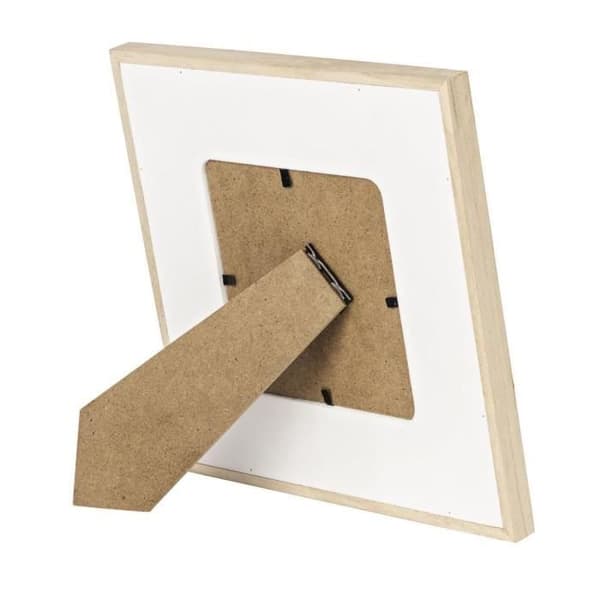 Ram - Valle - Vit - 10 x 10 cm - Trä - Nutida