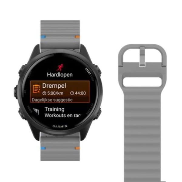 ActiveFlex-armband för Garmin Forerunner 55/165/570 (42mm), Grå