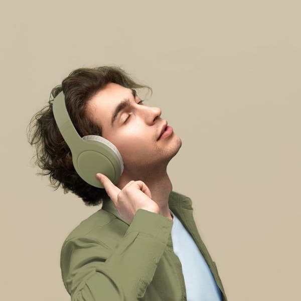Bluetooth-hörlurar - T'nB - TONALITY circum-aural - Oliv & Sand