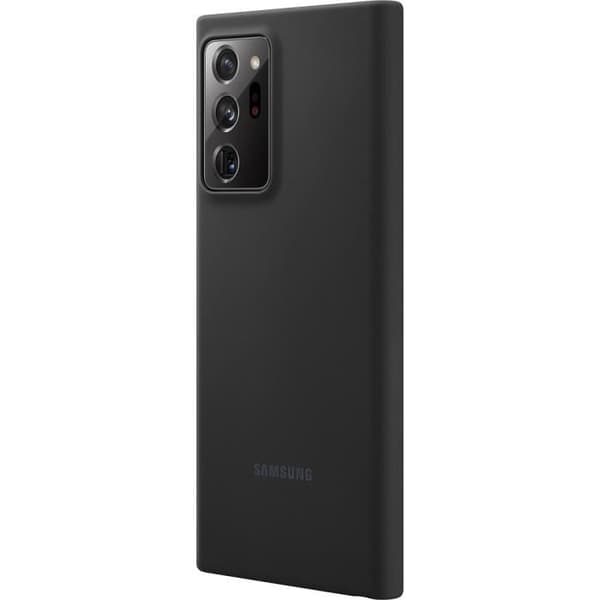 Svart silikonfodral för Note20 Ultra