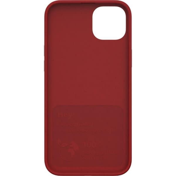 Coque - Just Green - iPhone 14 Max - Biodegrable - Mjuk - Röd
