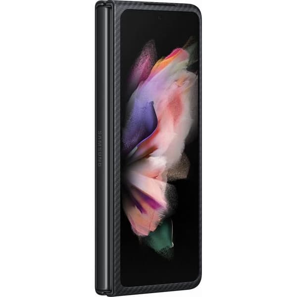 Fodral - SAMSUNG - Z Fold 3 - Aramid - Svart - Stativfunktion