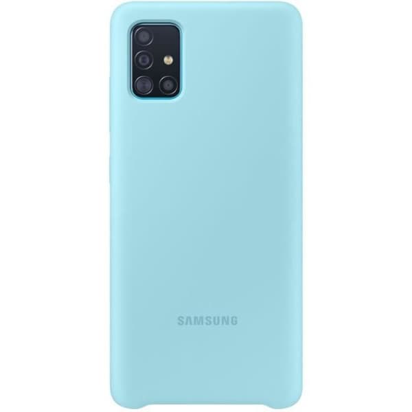 Siliconfodral Samsung A51 Blå