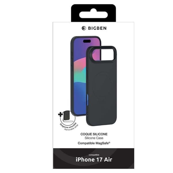 MagSafe-fodral - IPhone Air - Silikon - Svart
