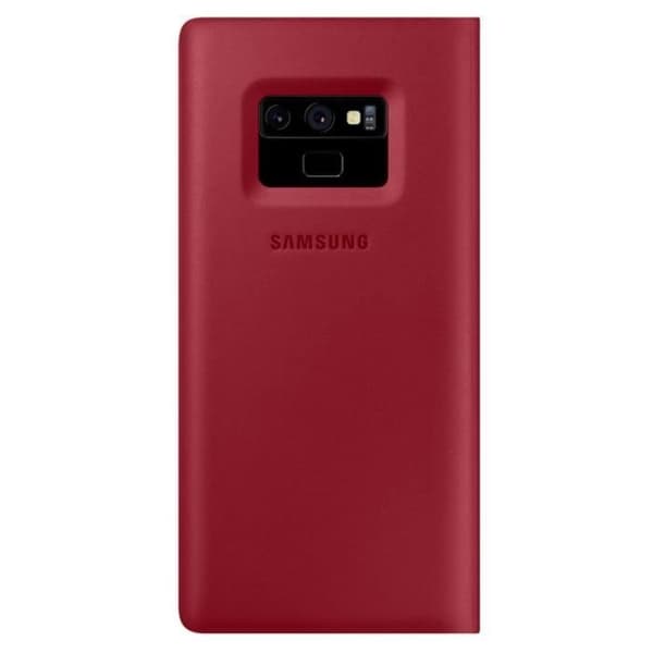 SAMSUNG Flip Wallet läder Röd