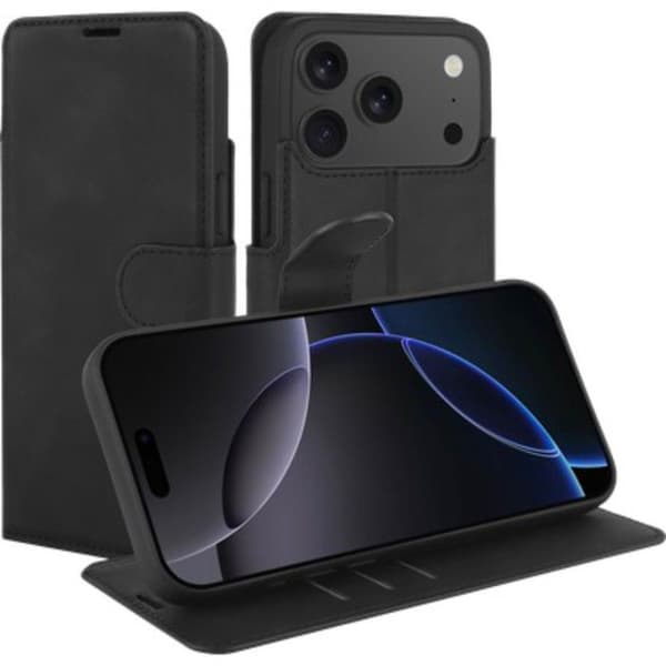 Plånboksfodral Prime för iPhone 17 Pro, svart
