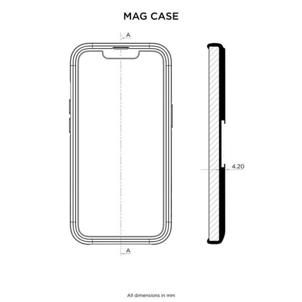 Telefonfodral - QUAD LOCK - iPhone 13 - Stötsäkert - Låsmekanism - Elegant