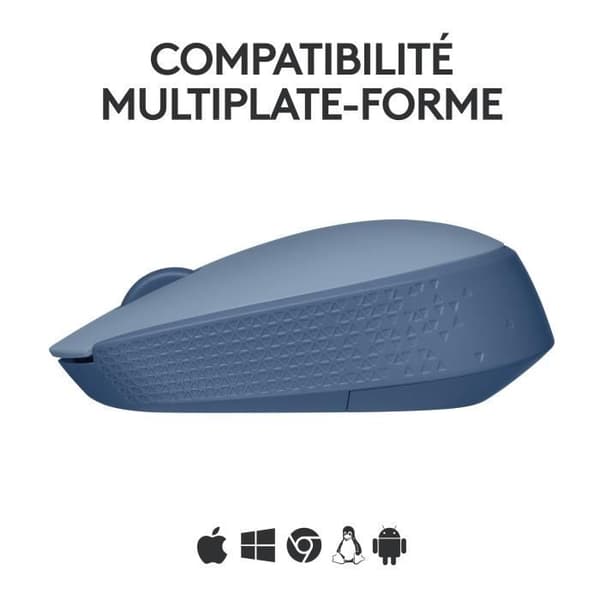 Mus - Trådlös - Logitech - M171 - Blå grå - Ambidextrisk