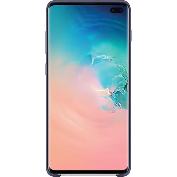 Samsung Ultra Thin S10+ Silikonfodral - Marinblå