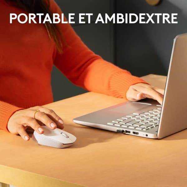 Mus - Trådlös - Logitech - M171 - Vit - Ambidextrous