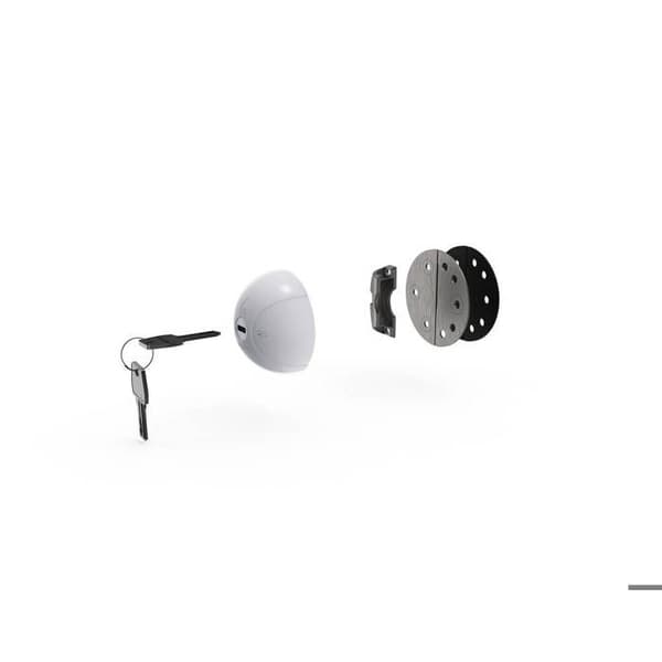 Högsäkerhetslås - DAKEN - Saturn GO Simple - Grå - Zamak-kropp - 2 nycklar