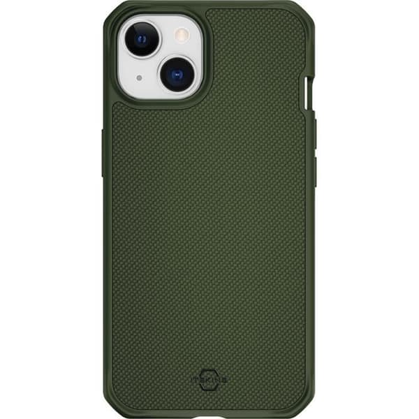 Coque - Itskins - iPhone 14 Max - Ballistic Nylon - Grön - Förstärkt
