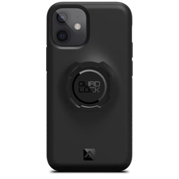 Telefonfodral - QUAD LOCK - iPhone 12 Mini - Låssystem - Stötskydd - Styv