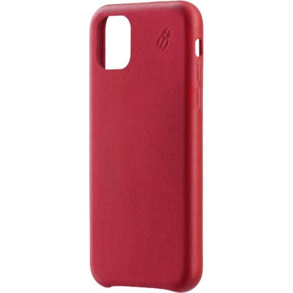 Läderfodral - Beetlecase - iPhone 11 - Röd - Mjuk - Elegant