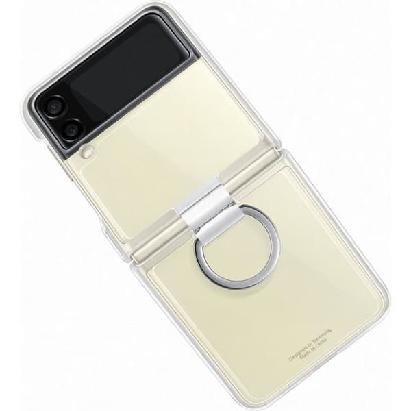 SAMSUNG Flip3 Z Ringfodral - Genomskinlig