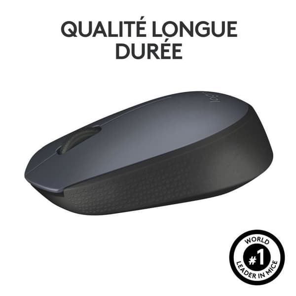 Mus - Trådlös - Logitech - M170 - Grå - Ambidextrös