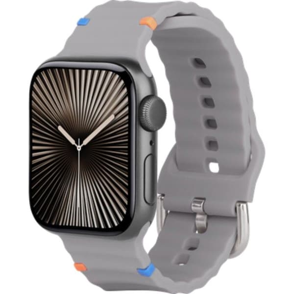 ActiveFlex-armband för Apple Watch 40/41/42mm, grå