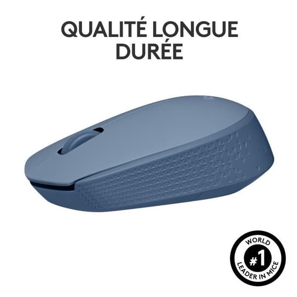 Mus - Trådlös - Logitech - M171 - Blå grå - Ambidextrisk