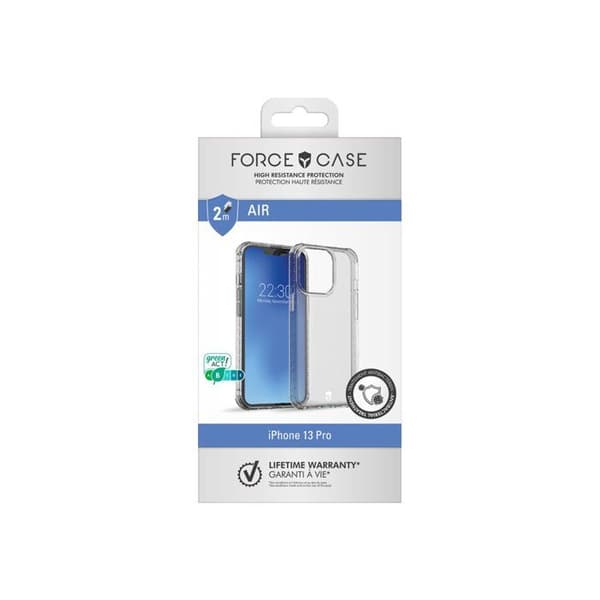 Coque - Force Case - iPhone 13 Pro - Förstärkt - Livstidsgaranti - Transparent