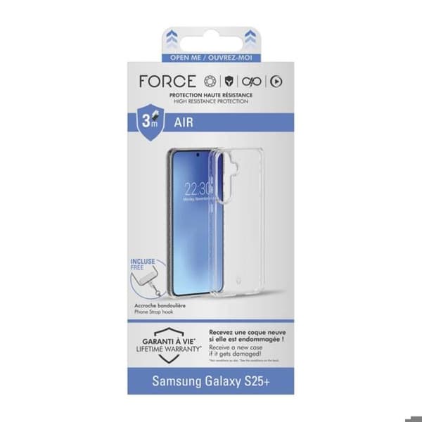 Baksida - Samsung - Galaxy S25 Plus - Förstärkt - 3m Skydd - Luftkudde