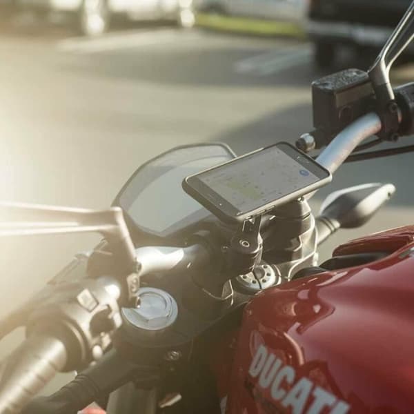 Telefonstöd - SP Connect - Moto Bundle - Samsung Note 20 - Snabbfäste - Svart/vit
