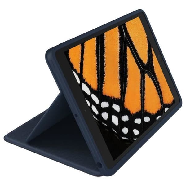 Tangentbordsfodral - Logitech - Rugged Combo 3 Touch - AZERTY - För iPad (7:e, 8:e och 9:e generationen) - Blå