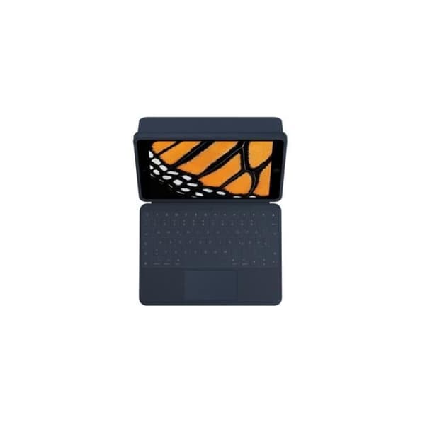 Tangentbordsfodral - Logitech - Rugged Combo 3 Touch - AZERTY - För iPad (7:e, 8:e och 9:e generationen) - Blå