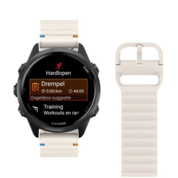 ActiveFlex-armband för Garmin Forerunner 55/165, elfenben