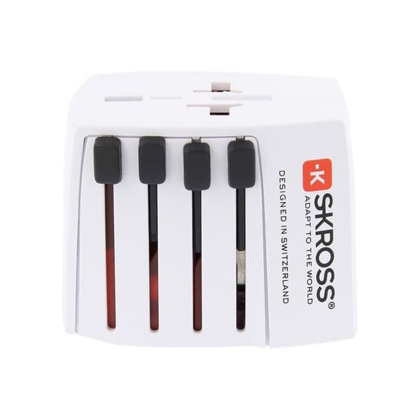 Strömadapter - SKROSS - MUV USB - 2 USB-portar - 2100 mA - Reseadapter