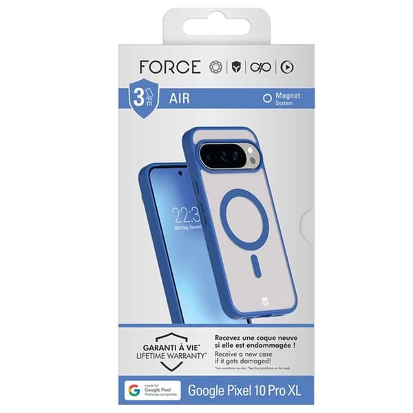 MagSafe-skal - FORCE CASE - Google Pixel 10 Pro XL - Stötabsorberande - 3m stötabsorption - Blå