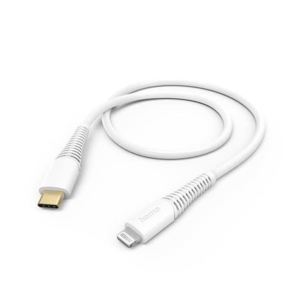 USB-C-kabel - Apple - Lightning 1,5m - Snabbladdning - Dataöverföring 480 Mbit/s - Vit