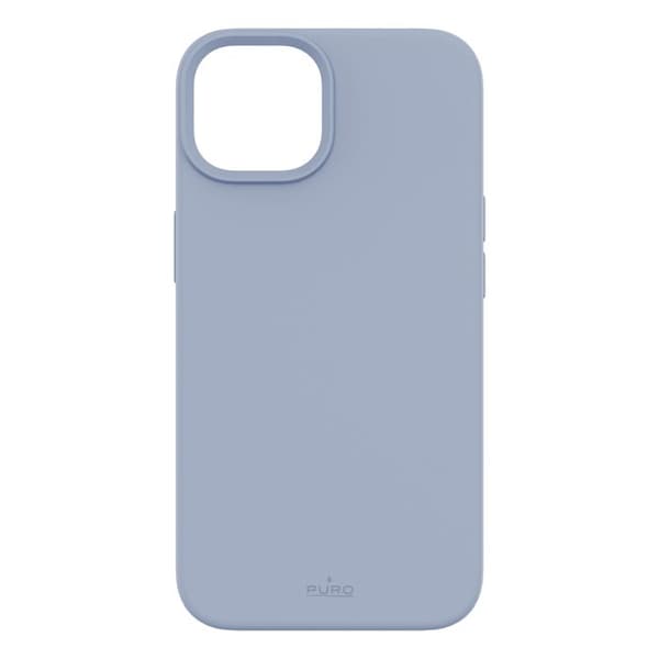 Skyddsfodral - Puro - Icon - iPhone 14 Plus - Silikon - Flexibelt - Blå