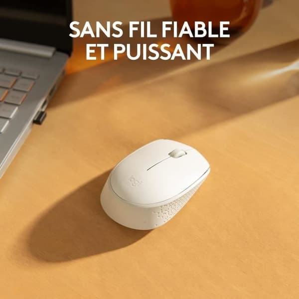 Mus - Trådlös - Logitech - M171 - Vit - Ambidextrous