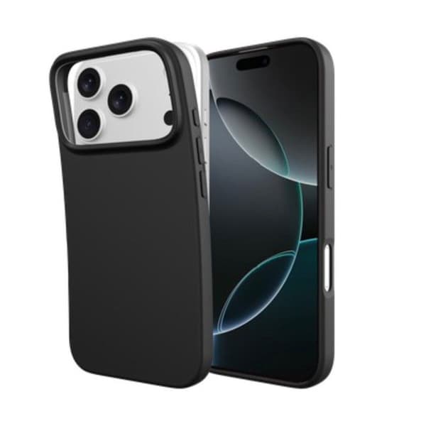Skyddsskal Zero Soft för iPhone 17 Pro Max, svart