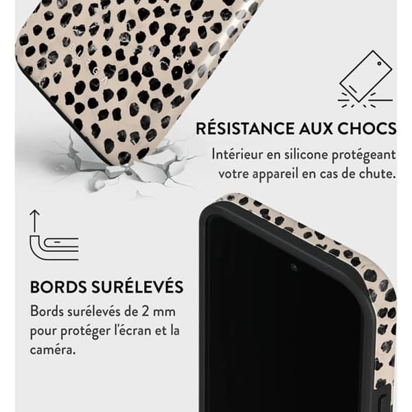 Coque - BURGA - Mandel Latte - iPhone 14 Pro Max - Stötsäker - Optimal skydd