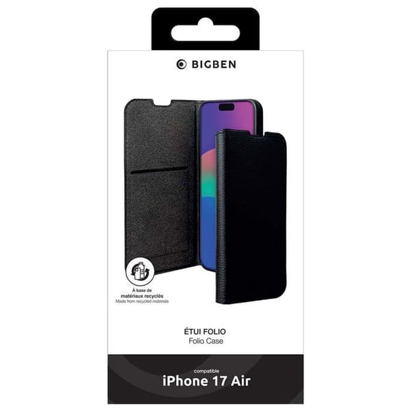 Fodral med lock - IPhone Air - Svart
