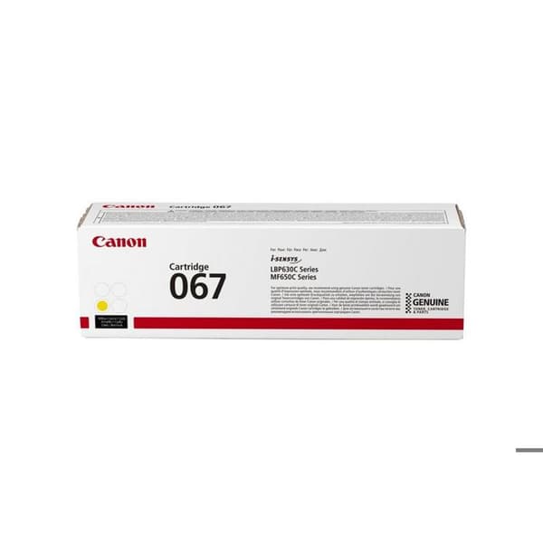 Toner - Canon - 067 - Gul - 1250 sidor - Förpackning om 1