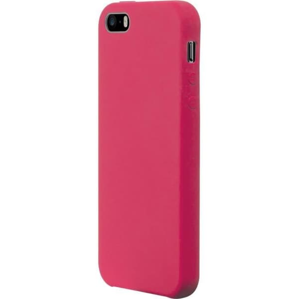 Coque - BigBen - iPhone 5/5S/SE - Hård - Soft touch - Vattenmelonröd
