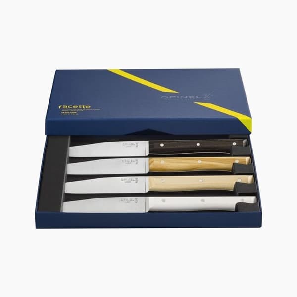 Opinel Set med 4 bordsknivar, mix