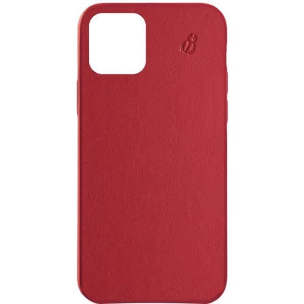 Rött läderfodral till Apple iPhone 12 Pro Max Beetlecase