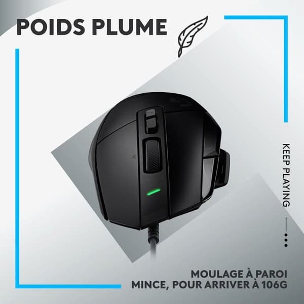 Logitech spelmus G502X fi