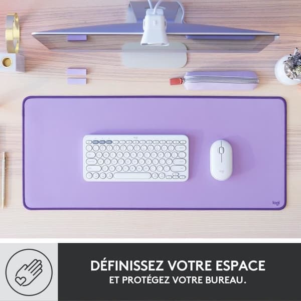 Musmatta - Logitech - Skrivbordsmatta - Studio Serien - Lavendel